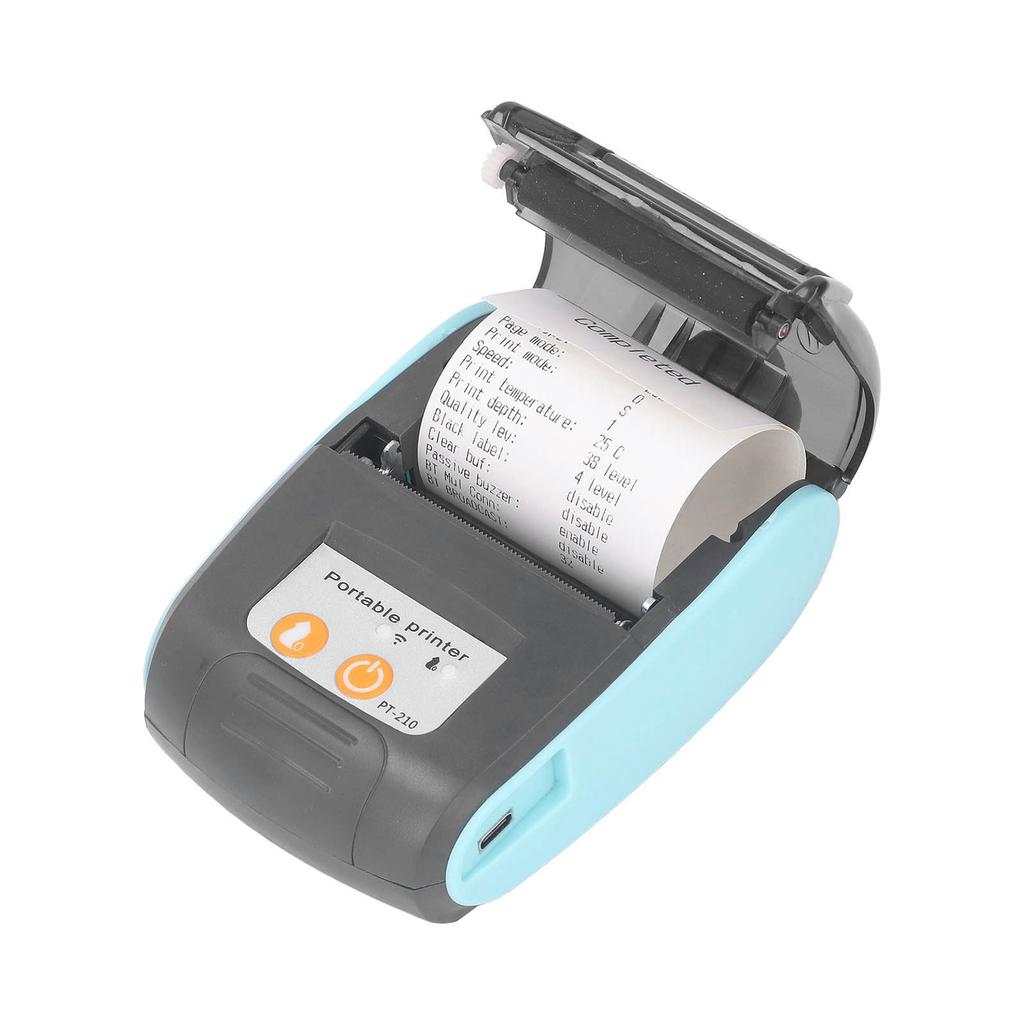 58mm Wireless Bluetooth Receipt Thermal Printer Portable Receipt Printer for Clothing Industry Stores DC7.4V with Cover