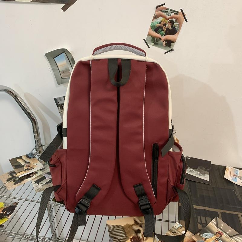 School bag Korean version ins tooling trendy cool teen multi-compartment leisure travel back