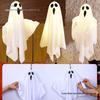 Glowing Ghost Lantern Pendant for Spooky Halloween Outdoor Decoration