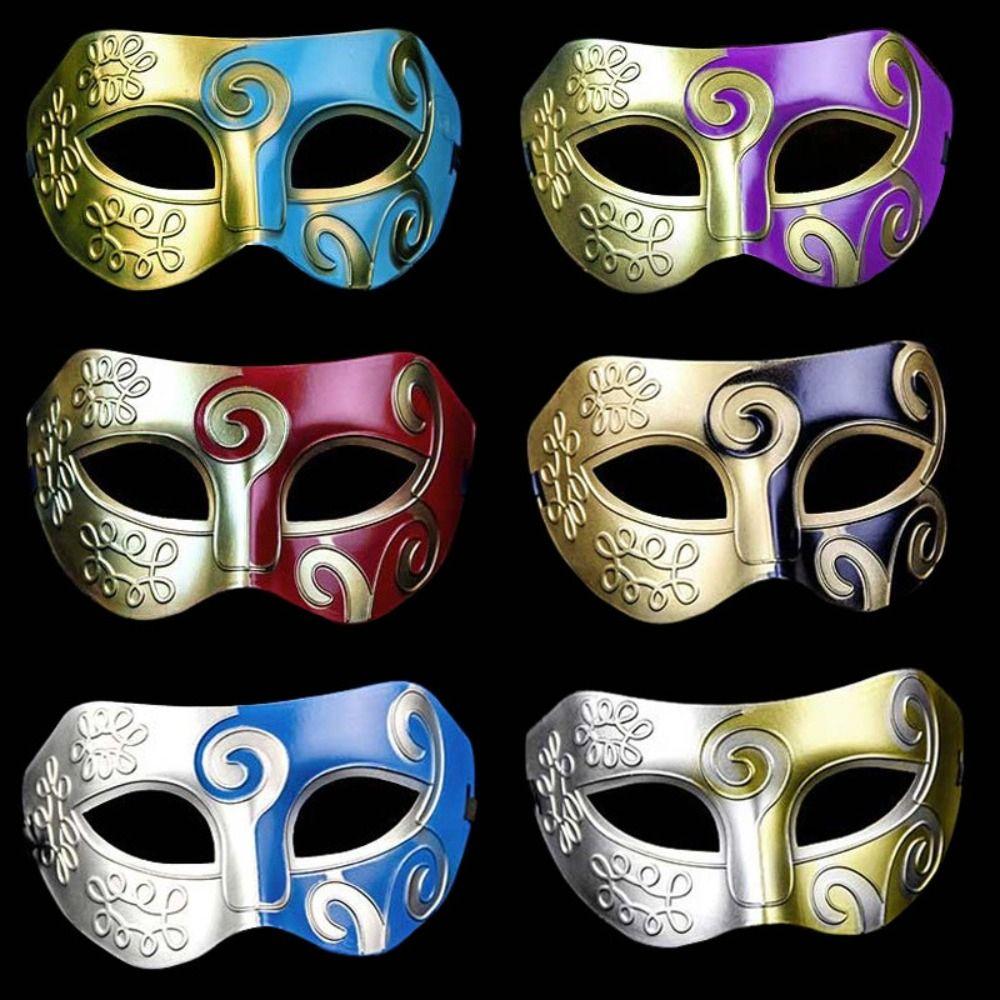 Props For Men And Women Masquerade Masks Party Nightclub Masks Jazz Roman Masks Venetian Prom Masks