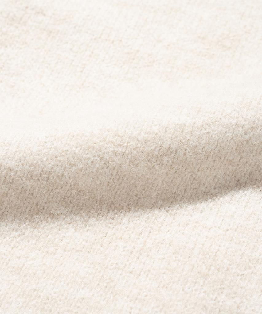 MILLO ARCHIVE Soft Patch Knit Muffler [Cream]
