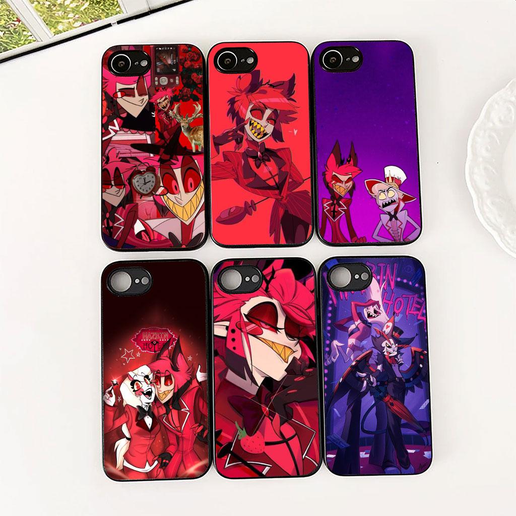 Casing Phone Cover for Xiaomi Redmi 15 15C A4 A5 9A 9C NFC Note 9 8 9T 8T Case  Alastor H-Hazbins Charile Angel Dust Hotels
