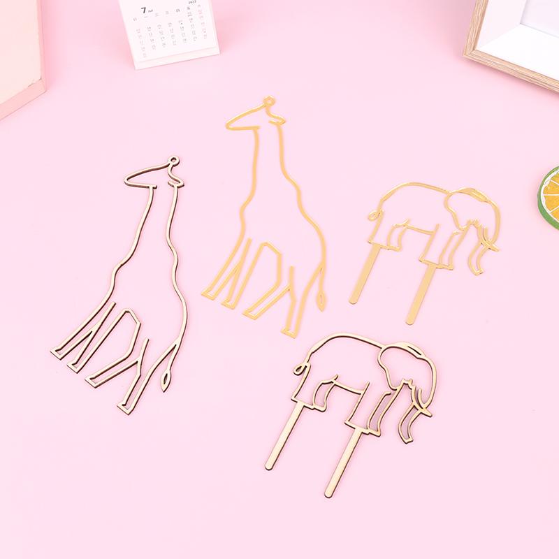 4Pcs  Animal Theme Happy Birthday Acrylic Wood Cake Topper Giraffe Cake Toppers