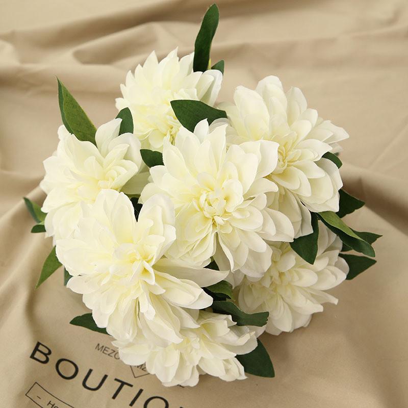 

Realistic Fake Dahlia Blossoms For Wedding Centerpieces And Photography Props Style A