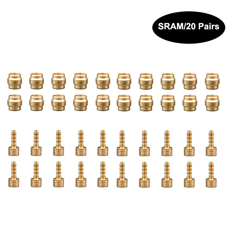 MTB Bike Hydraulic Disc Brake Needle Sleeve Cycling Olive Connect Insert for Olive Shimano BH90 BH59 SRAM Bicycle Brake Hose