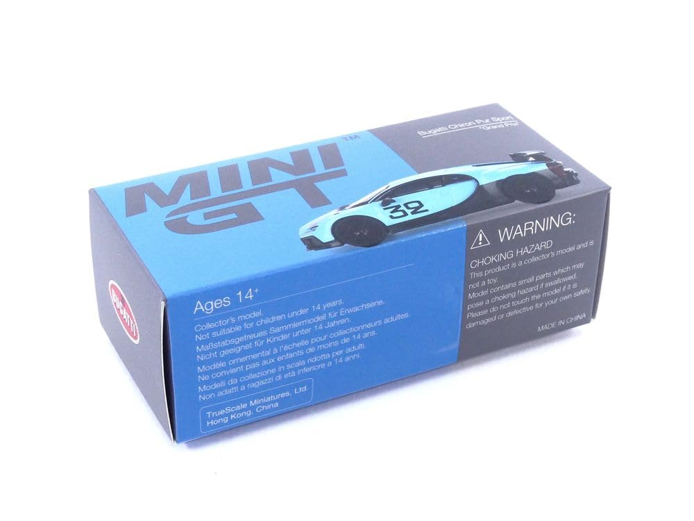 MINI GT 164 Bugatti Chiron Pur Sport Grand Prix (left-hand drive) finished product