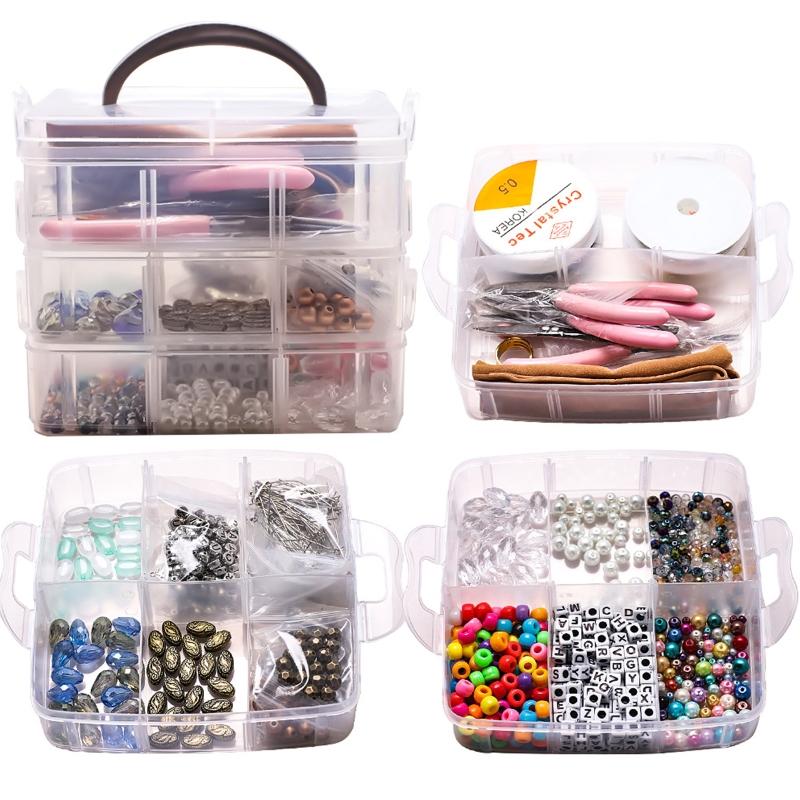 Diy Necklace Bracelet Earrings Jewelry Making Supplies Kit With Assorted Beads Charms Findings Wire Cord Pliers At Affordable S Free Real Reviews Photos Joom - Diy Jewelry Making Box Diy Necklace Bracelet Earrings Jewelry Making Supplies Kit With Assorted Beads Charms Findings Wire Cord Pliers At Affordable S Free Real Reviews Photos Joom - Diy Jewelry Making Box