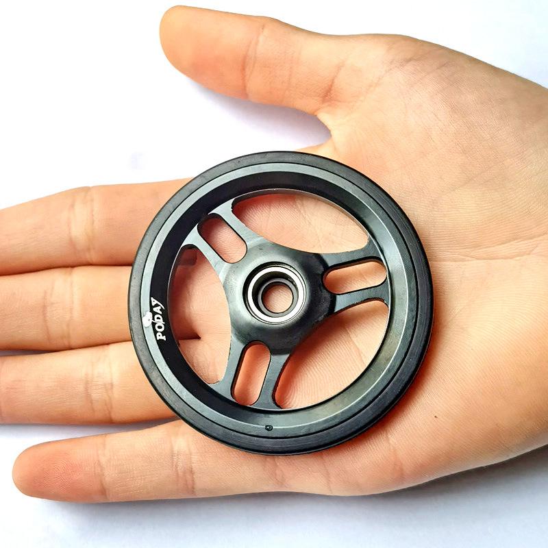 Xiaobu Yingbu Folding Bike Easy Wheels - Aluminum Alloy Triangle Star CNC Guide Wheels