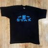 Vintage Stax Records T-Shirt Motown Blues Soul Rock Label Größe XXL vintage Gewaschen Herren Dehnbares Oberteil Für Den Alltag