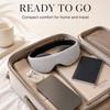 Light Blocking 3D Sleep Eye Mask Adjustable Travel Eye Cover Blindfold Eyeshade  Shift Work