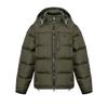 Polo Solid Color Hooded Zip-Up Long Sleeve Down Jacket Men Outerwear Green 710731826-014
