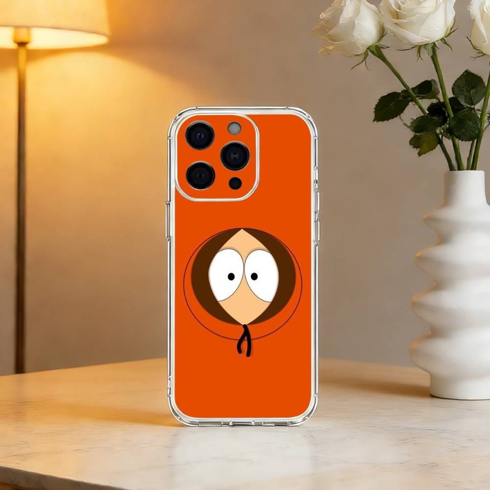 south park kenny Phone Case For iPhone 17 16 15 14 13 12 11 Mini Pro Max Plus Transparent Cover