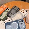 Official Stand Magnetic Phone Case For iPhone 17 Air 13 11 12 14 15 16 Pro Max Plus Magsafe Wireless Charge Protector Cover