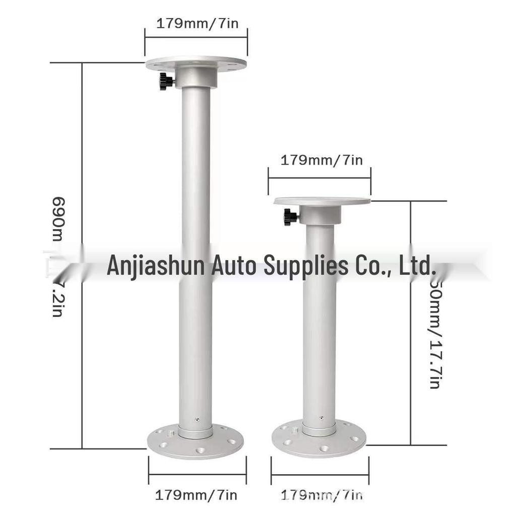 Easy-to-remove telescopic table legs for RVs, yachts, and ships - all-aluminum, liftable design suitable for any RV.