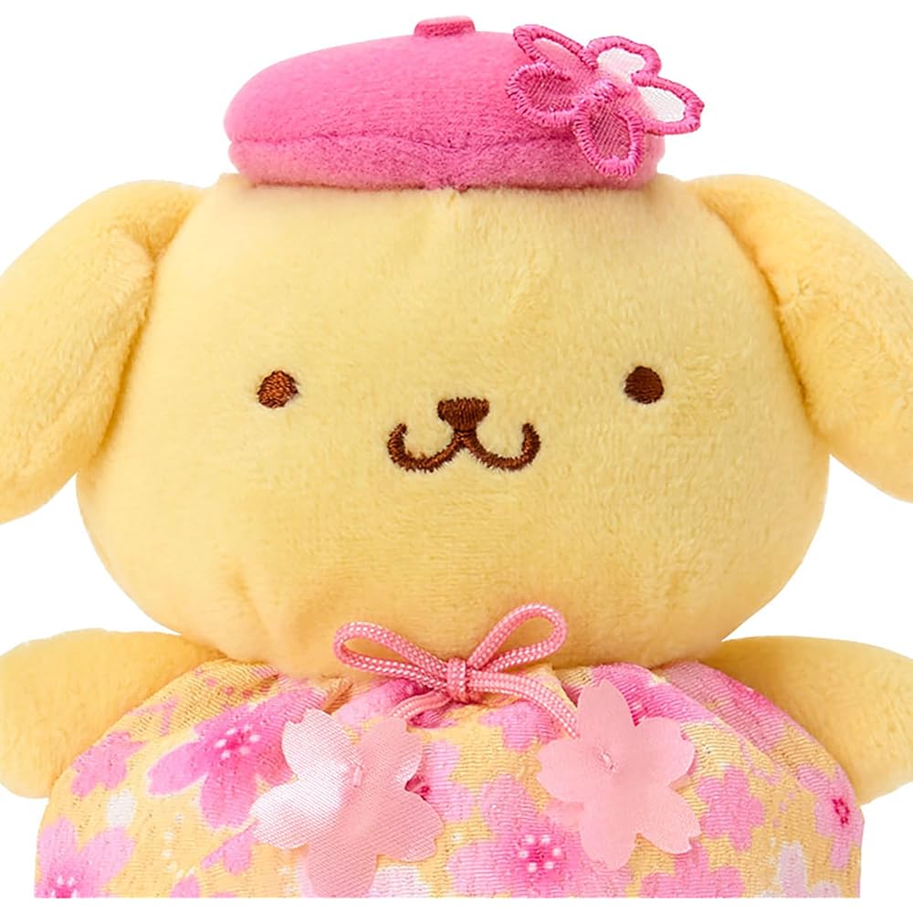 Sanrio Pompompurin Handheld Doll Sakura Age 3 and Up 668648