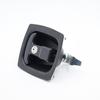 Black Recessed T Handle Cam Latch Lockable Panel Door Compression Latch for Truck Toolbox Trailer Generator Cabinet Access Door