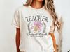 Comfort Colors Coquette Teacher Shirt, Pink Bow Back To School Tee