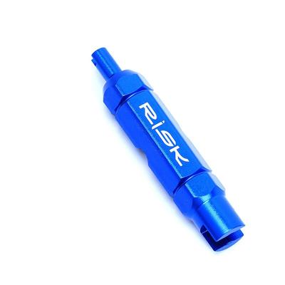 1/2pcs Blue Bicycle Multifunction American Valve Core Tool Road Bike MTB Tube Tire Disassemble Remove Wrench Cycling Repair Tool