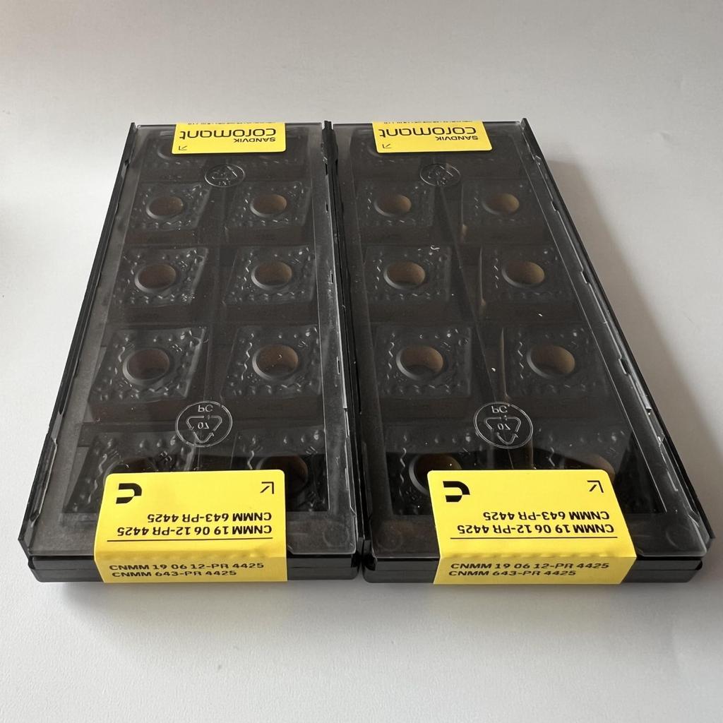 Sandvik / CNMM190612-PR 4425 / Original Swedish Hard Alloy Blade 10 Pcs