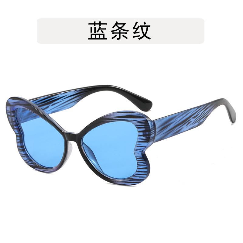 Butterfly Shape Sun Glasses Women Fashion Stylish Colorful Anti-glare Outdoor Sunglasses Hip Hop Club Show Female Sunglass