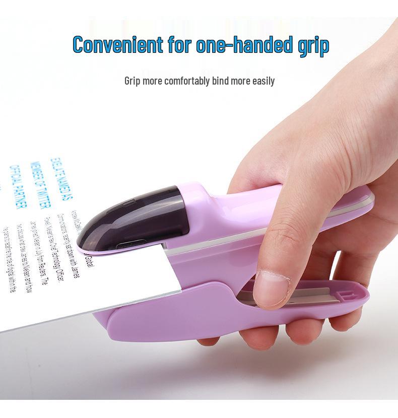 Kede You 5299 Staple-Free Labor-Saving Stapler for Office & Kids, Staples Up to 8 Pages