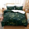 Green Flower Duvet Cover Set Double Bed With Pillowcase Lotus Bedding Set King Size 3pcs 2pcs Single Twin Full 200x200 220x240cm