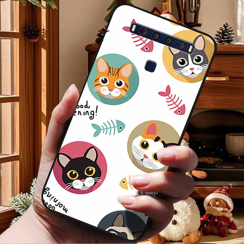 For TCL 10L Case Cool Fashion Silicone Soft TPU Phone Covers for TCL 10 Lite Case 10Lite Coque for TCL10L T770H T770B 4187U Bag