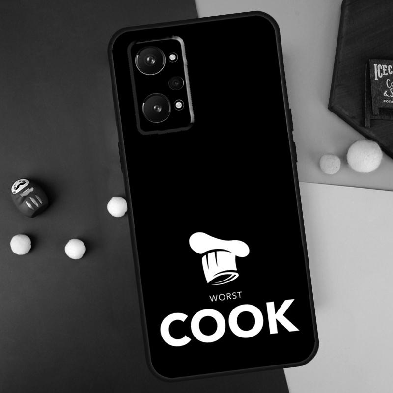 Baking Cook Chef For Realme C75 C61 C67 C63 C71 C55 C51 C65 C53 GT6 GT7 15 Pro 10 11 12 13 14 Pro Plus Case