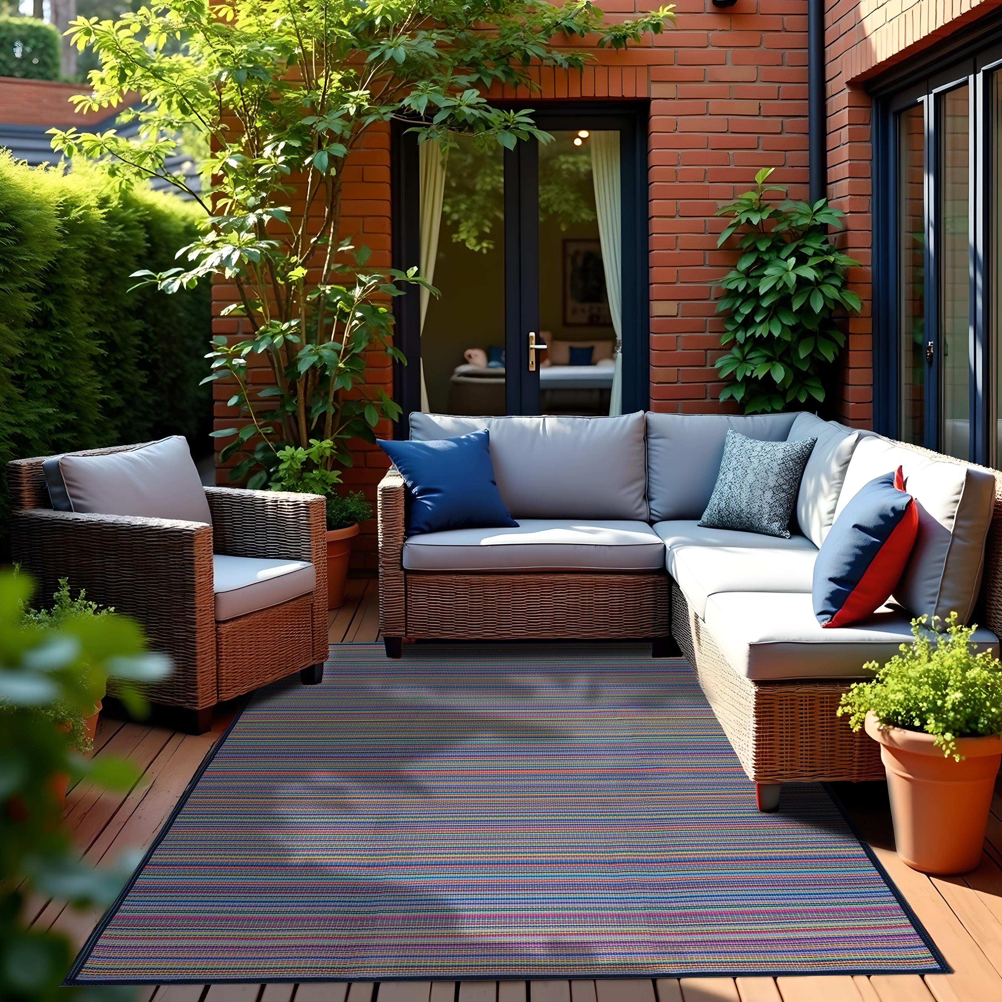 

Outdoor Plastic Straw Rug, Large Outdoor Plastic Rug, Reversible Mat, Carpet for Patio, Camping Mat, Outside Carpet, Garden Plastic Carpet 120 x 180 cm