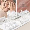 White Jewelry Display Stand for Bracelets, Rings, and Necklaces