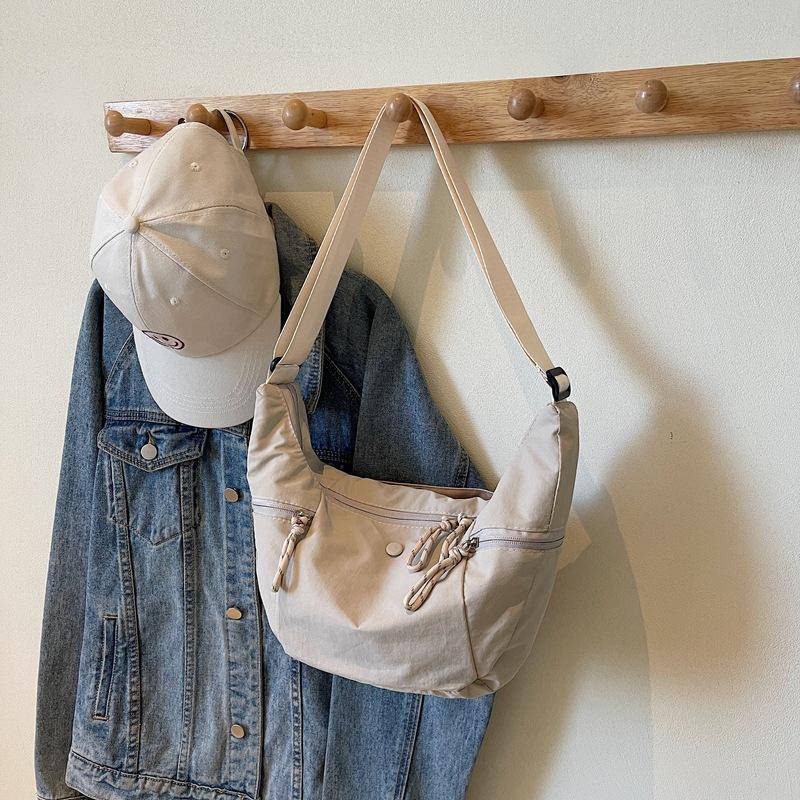 2025 Fashionable New Women's Leisure Large-capacity Croissant Lightweight One-shoulder Underarm Bag Simple One-shoulder Dumpling Bag