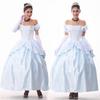 Game Uniform Cosplay Cinderella Costume Pink Blue Princess Costume Halloween Queen Costume