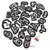 2025 25PCS Hair Tattoo Template Hair Trimmer Carved Coloring Cool Hairstyling Tool