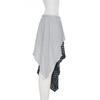 Y2K Style Plaid & Floral Low-Waist Ruffled Skirt