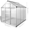 Serre - vidaXL - 3,46 m² - Aluminium renforcé - Résistante aux UV - Isolation thermique