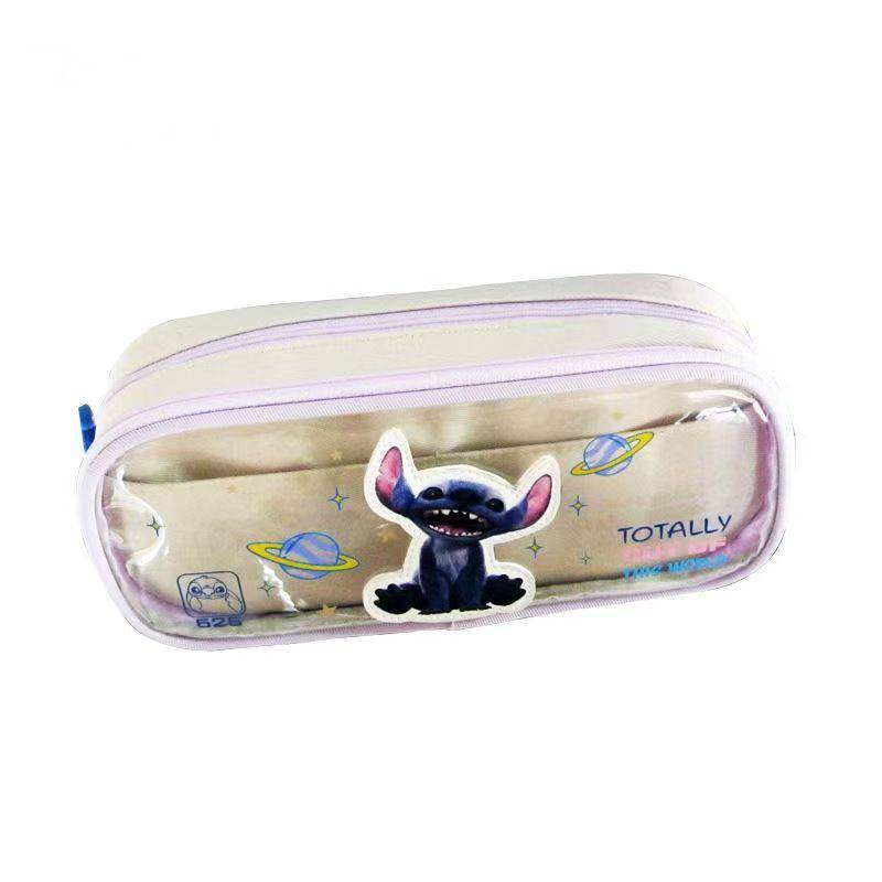 Lilo Stitch Kids Pencil Case With Pvc Polyester Material For Girls School Supplies