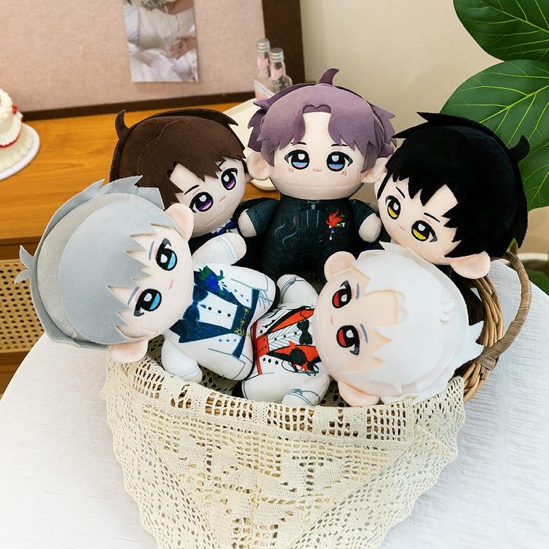 Love & Deepspace Plush Toy Cute Cartoon Caleb Sylus Rafayel Zayne Xavier Plushies Stuffed Doll Charm Desk Ornaments Fans Gift