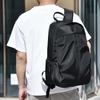 SCIONE Men's Casual Large-Capacity Backpack Lightweight Burden-reduced Waterproof Solid Color Minimalist Outdoor Leisure Sports Backpack