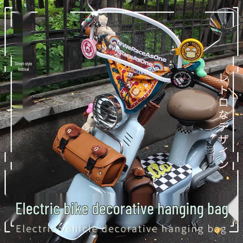 Elegant Waterproof Front Basket for Electric Bikes - Sleek, Portable, and Dynamic Storage Solution for Aima Bikes