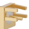 10PCS Copper SMA Female Connector 50 Ohm Impedance Gold Plated RF Connector 1.6mm Clip Edge RF Connector Adapter RF Applications