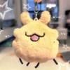 Squeaky Flea Puppy Plush Keychain Cute Cartoon Dog Toy with Sound for Bag Prank Gift Animal Figure Pendant