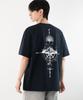 Armedes 16-Count Cotton Oversized Art Graphic Short Sleeve T-Shirt (1025)