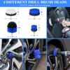 31Pcs Car Detailing Brush Set, Car Detailing Kit, 008Blue 31pcs