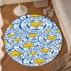 1PC rug Fc Crest Design Round mat Home Decor, Chair rug For livingroom,Bedroom, doormat home decor Birthday Gift Christmas Gifts