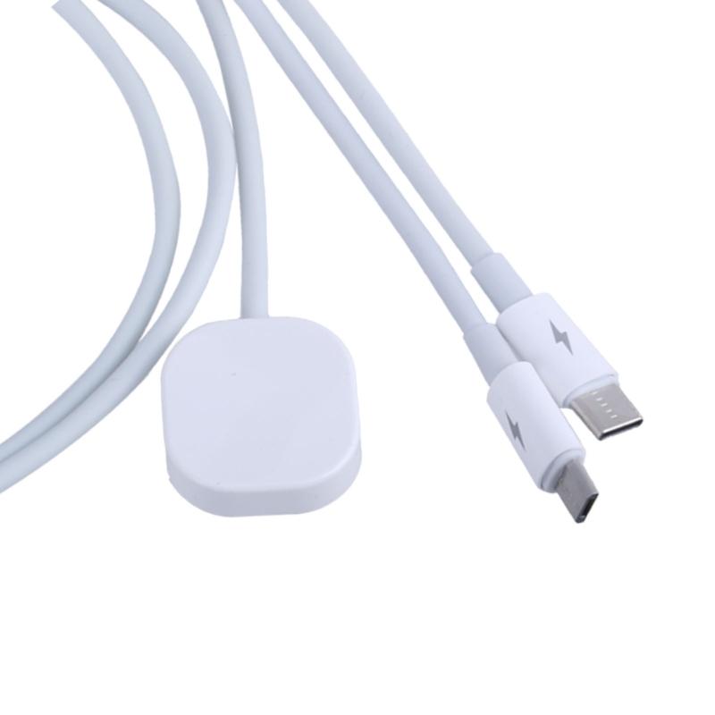 3 In 1 Fast Charging Cable Cord For Watch Smartphones MicroUSB Type C Charger Cable Magnetic Watch Charging Dock