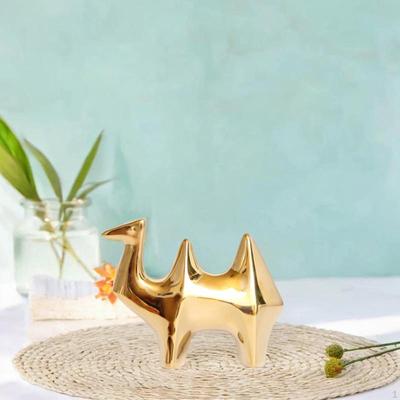 Camel Figurine Animal Statue Art Crafts Small Portable Fashion Ornament Sculpture for Desktop