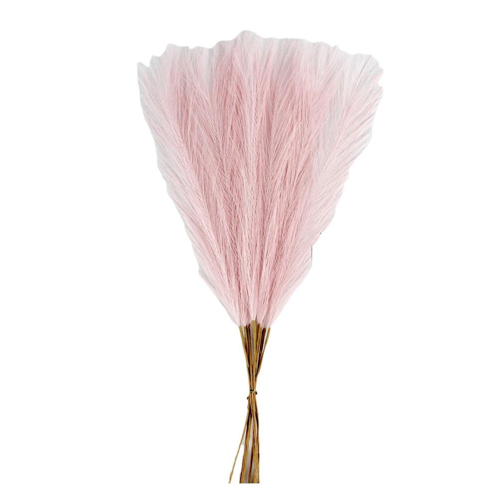 20Pcs Fluffy Texture Faux Plant Reed 50cm/22in Tall Pampas Grass Bouquet  Home Decoration