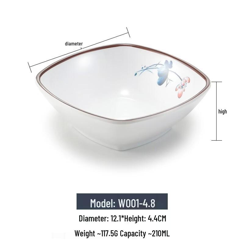 Commercial Melamine Noodle Bowl