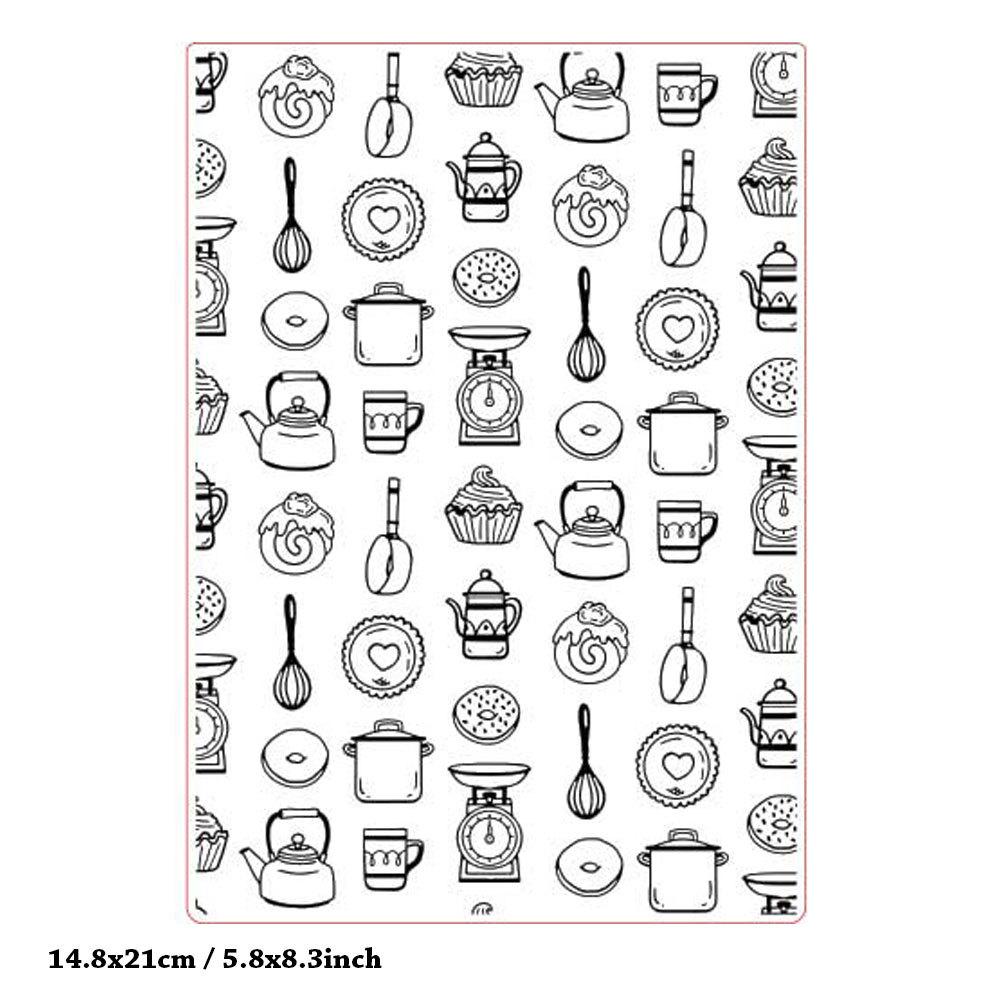 Grid Net Plastic Embossing Folders Template Dies Stencil Bubbles Spot Room Wall Fern Leaf Flower Frame