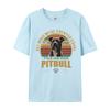 PitBull Vintage Tshirt Unisex T Shirts Funny Printed T Shirts Combed Cotton Top Tshirt Graphic T Shirts Unisexs Clothing